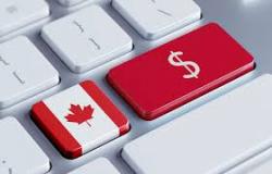 clavier dollar canada drapeau